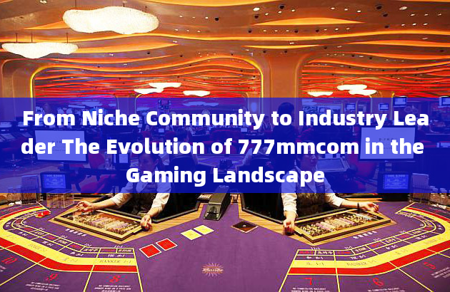 From Niche Community to Industry Leader The Evolution of 777mmcom in the Gaming Landscape